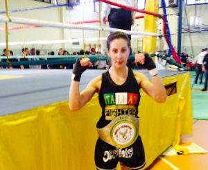 Camilla Tarozzi kick boxing