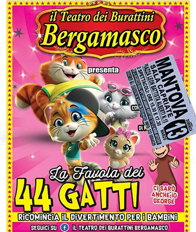burattini 44 gatti e George Mantova 2022 Teatro Burattini Bergamasco