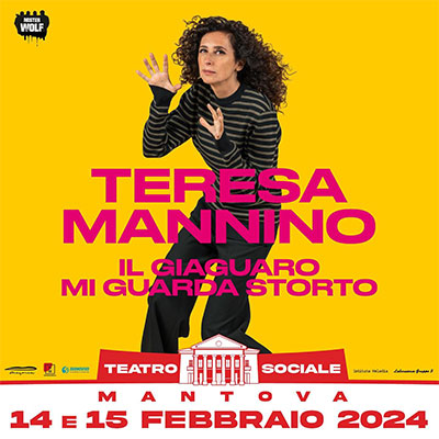 Teresa Mannino Mantova 2024 Il giaguaro mi guarda storto