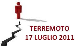 Terremoto 17 luglio 2011