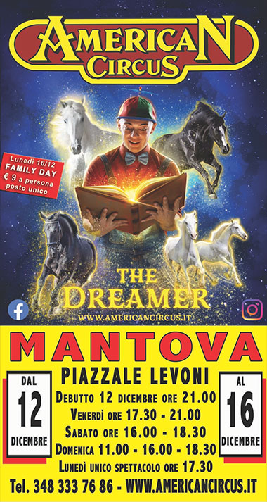 Circo Americano Togni Mantova 2019 American Circus The Dreamer