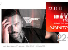 Tommy Vee Mascara Vanità Club Mantova 22 ottobre 2016