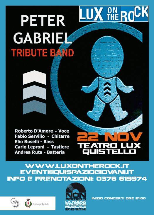 PGTB tributo Peter Gabriel Quistello (Mantova)