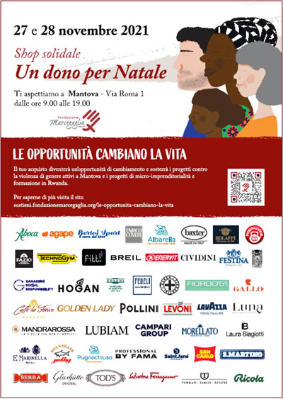 Un dono per Natale Temporary Shop Solidale Mantova 2021
