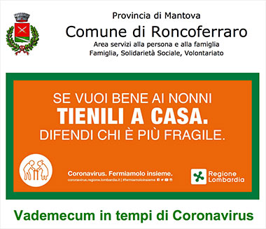 Vademecum Coronavirus Servizi a Domicilio Roncoferraro