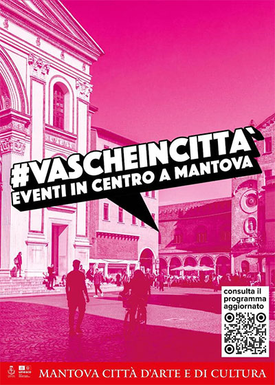 Vasche in città, eventi in centro a Mantova 2023