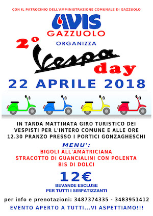 Vespa Day 2018 Gazzuolo (Mantova)
