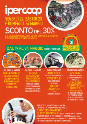 Virgilio in Bici 2015 Centro Commerciale Virgilio (MN)