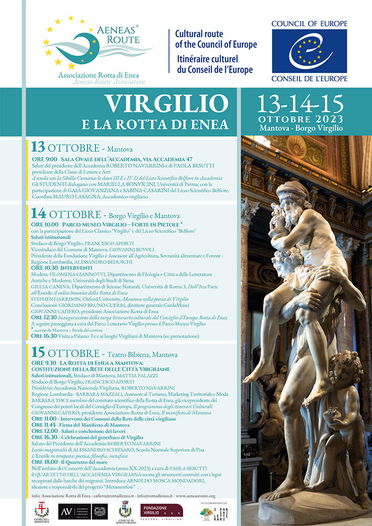 programma Virgilio e la Rotta di Enea 2023 Mantova
