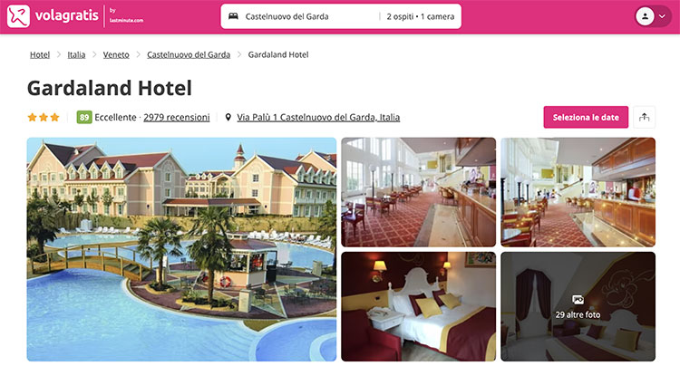 volagratis Gardaland hotel