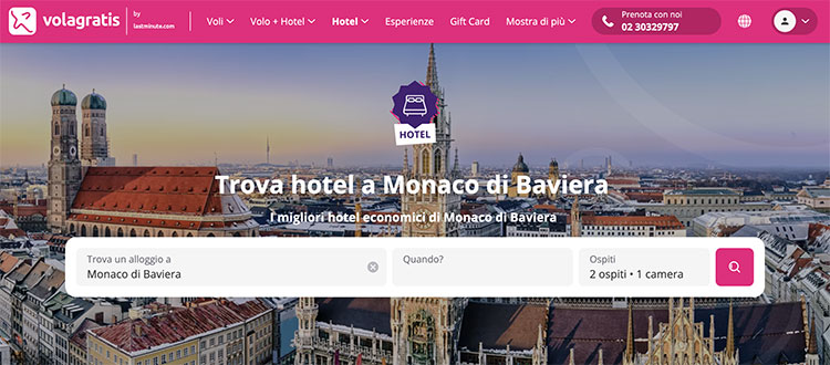 volagratis hotel Monaco di Baviera