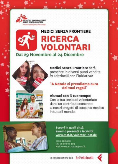 Medici Senza Frontiere Mantova volontari Natale 2014