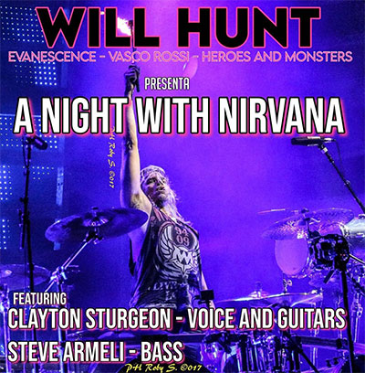 A night with Nirvana Will Hunt Medole (Mantova) 2024